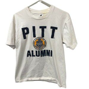 Pitt Alumni Pennsylvania Vintage Shirt Single Stitch Men’s Large Made‎ In Usa